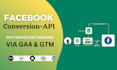 setup facebook pixel and conversion api to fix ios 14 update via GTM and ga4