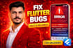 fix flutter bugs crashes UI issues and errors professionally