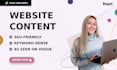 write persuasive website content