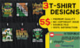 do awesome t shirt design typography graphic t shirt designs