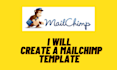 create an HTML email template