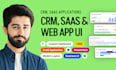 design saas UI UX dashboard for your web app or CRM