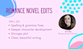 provide developmental and line edits for your romance novel