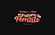 unique future female logo design