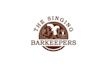 modern singing barkeepers logo design