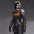 draw unique sci fi character and sci fi art