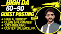 do guest post, high da guest post and dofollow guest posting