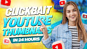 design amazing and viral clickbait youtube thumbnails
