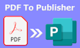 convert PDF to publisher