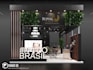 visualize 3d stall kiosk rendering  interior by 3dsmax, corona