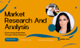 do market research, competitive analysis, trends, statistics