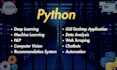 do python machine learning and ai projects