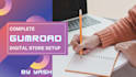 create a complete gumroad store to sell any digital product