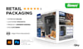 create perfect packaging product box and labels for retail brand