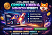 create a professional cryptotoken website memecoin website