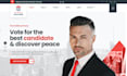 create candidate election and political campaign website