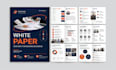 professional white paper, annual report, company profile and PDF
