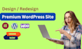 build a modern wordpress blog site or wordpress website for you