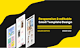 design a responsive and editable email template