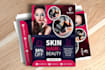 create unique makeup and cosmetic flyer, poster, banner and social media design
