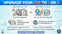 upgrade your old PHP version to PHP 8 with zero downtime