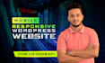 build a mobile responsive wordpress website and seo friendly