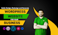 build, customize and revamp wordpress website using elementor pro