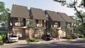 create architectural rendering for residential building