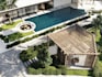 backyard landscape design, front yard, terrace, 3d garden patio