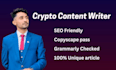 write excellent crypto, blockchain, nft article