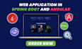 build java, spring boot, angular, react applications