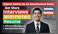 provide ats resume writing service ats optimized resume and cv design