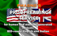proofread your english and italian contents