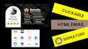 create clickable HTML signature for gmail, outlook, email signatures