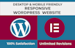 build wordpress website, redesign, homepage, with elementor