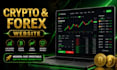 build a forex or crypto investment website