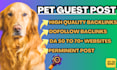 publish a pet guest post on a high da pet blog