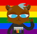 draw your furry character in night in the woods style