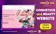 spa website beauty website cosmetic website cosmetic leads salon website