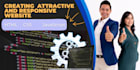 create responsive website using HTML CSS javascript