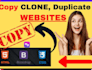 clone, copy or duplicate any website or landing page to HTML