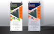 design rollup vertical banner for business and events