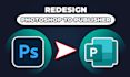 redesign photoshop to publisher