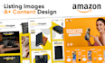 design high converting amazon listings and aplus content