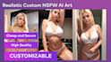 create high quality realistic custom face nsfw ai art