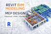 revit mep bim modeler, electrical, hvac, plumbing design
