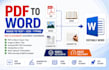 do expert PDF to word, image to text, and professional retyping