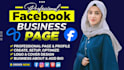 create and setup facebook business page