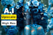upscale low resolution images to high resolution in batch ai image enhancement