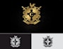do a luxury heraldic shield and family crest logo